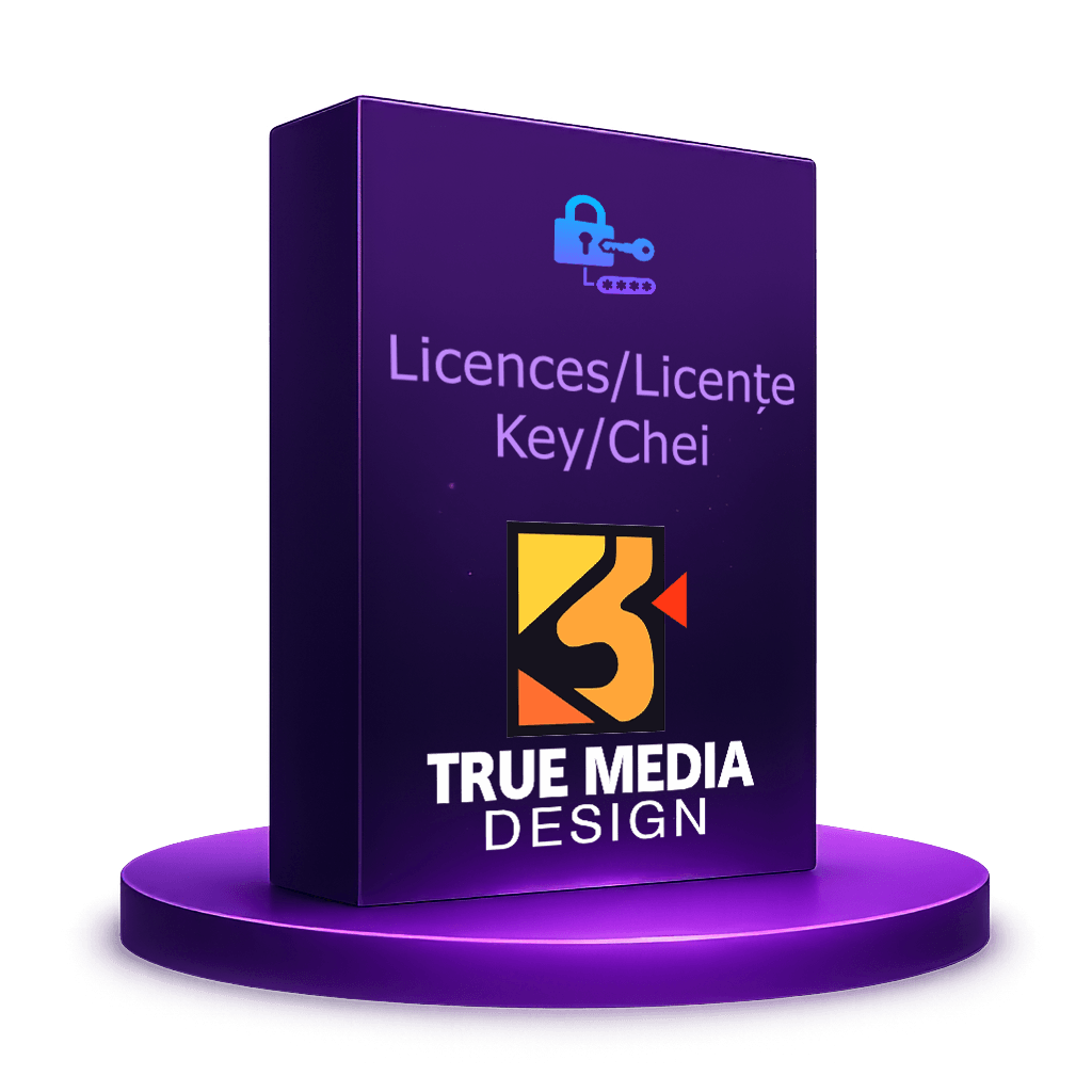 Cutie de licențe True Media Design